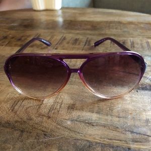 VOGUE Purple and Orange Sunglasses with Gradient Lenses